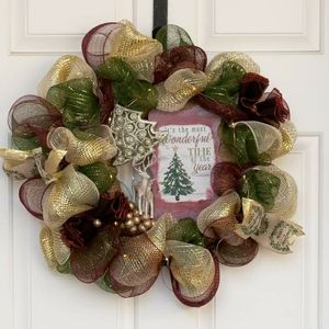 Holiday wreath for Front door